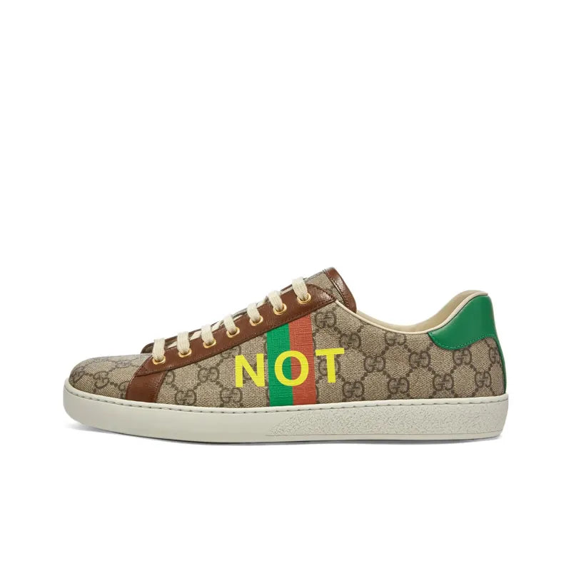 GUCCI ACE 'FAKE/NOT PRINT'