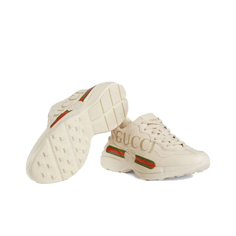 GUCCI RHYTON LEATHER SNEAKER 'LOGO'