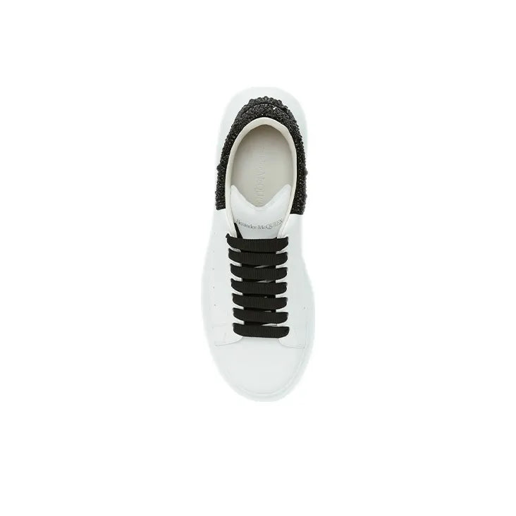 ALEXANDER MCQUEEN OVERSIZED SNEAKER 'WHITE BLACK CRYSTALS'