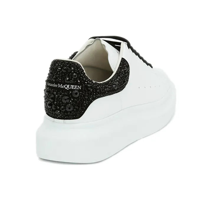 ALEXANDER MCQUEEN OVERSIZED SNEAKER 'WHITE BLACK CRYSTALS'
