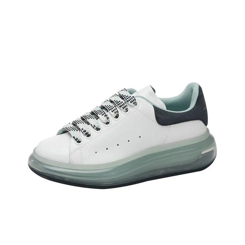 ALEXANDER MCQUEEN OVERSIZED SNEAKER 'TRANSPARENT SOLE / WHITE GREEN'