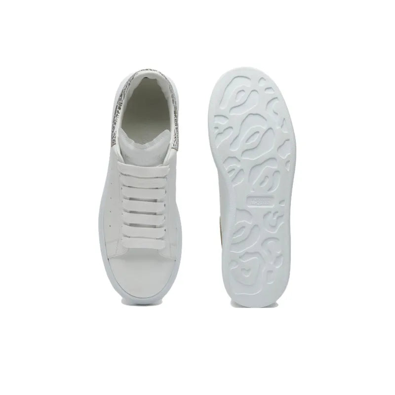 ALEXANDER MCQUEEN OVERSIZED SNEAKER 'WHITE SILVER CROC'