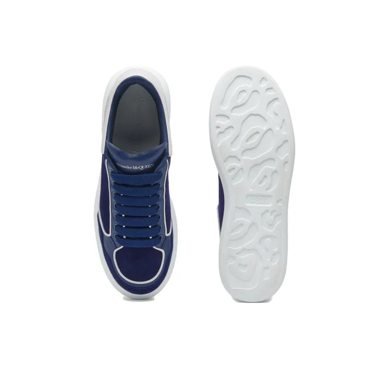 ALEXANDER MCQUEEN OVERSIZED SNEAKER LEATHER 'BLUE WHITE'