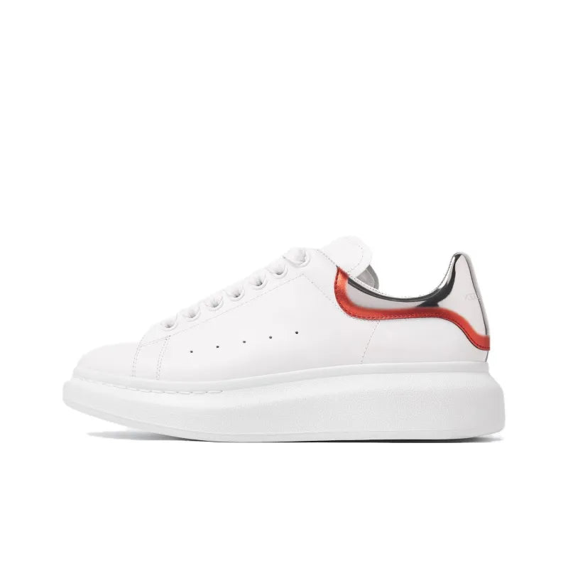 ALEXANDER MCQUEEN OVERSIZED SNEAKER 'WHITE SILVER RED METALLIC'