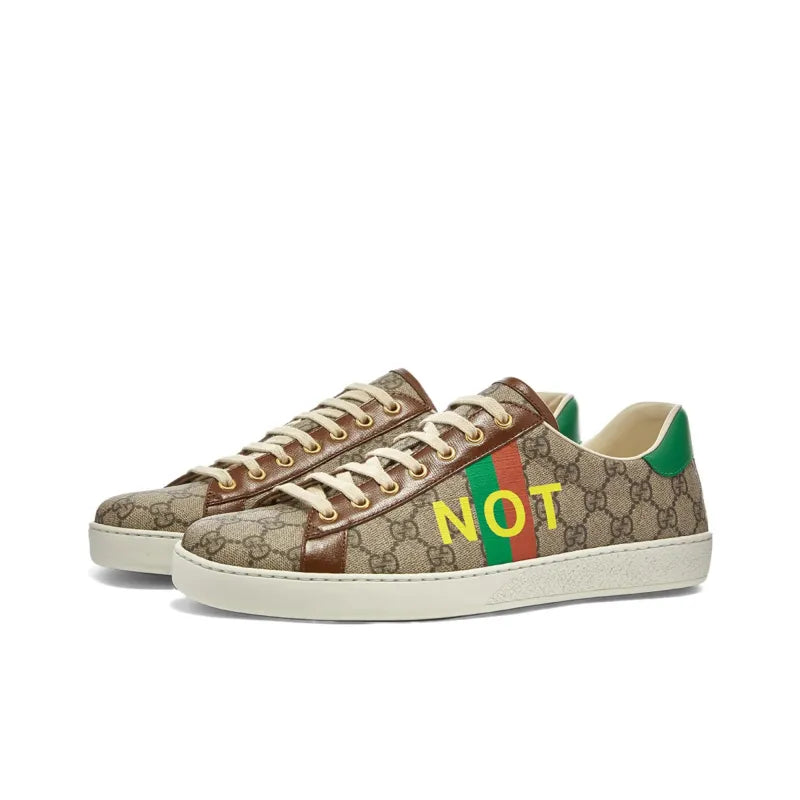 GUCCI ACE 'FAKE/NOT PRINT'