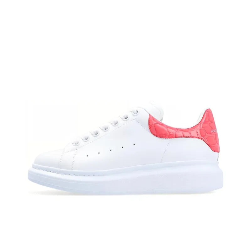 ALEXANDER MCQUEEN OVERSIZED SNEAKER 'WHITE PINK CROCODILE'
