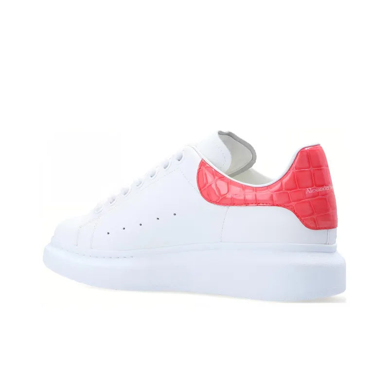 ALEXANDER MCQUEEN OVERSIZED SNEAKER 'WHITE PINK CROCODILE'