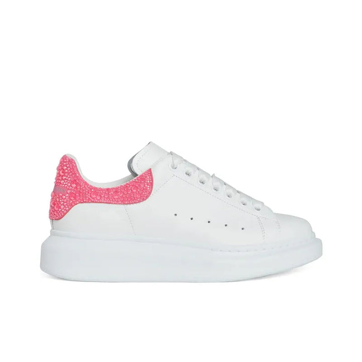 ALEXANDER MCQUEEN OVERSIZED SNEAKER 'WHITE PINK GLITTER'