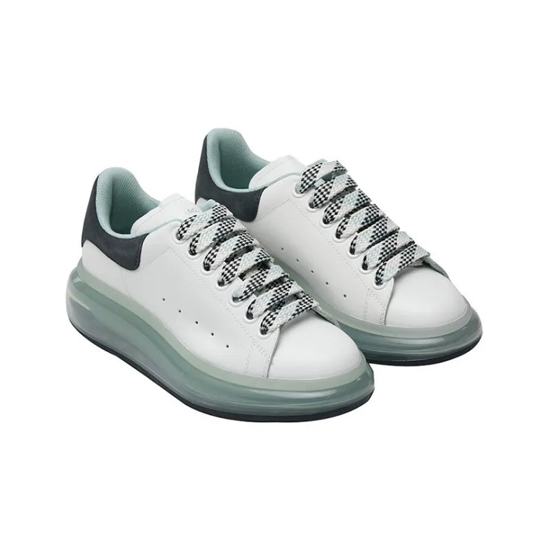 ALEXANDER MCQUEEN OVERSIZED SNEAKER 'TRANSPARENT SOLE / WHITE GREEN'