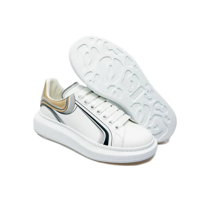 ALEXANDER MCQUEEN OVERSIZED SNEAKER 'WHITE SILVER'