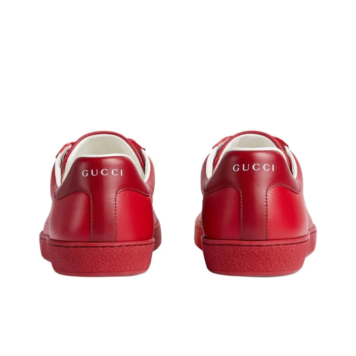 GUCCI ACE 'INTERLOCKING G - HIBISCUS RED'
