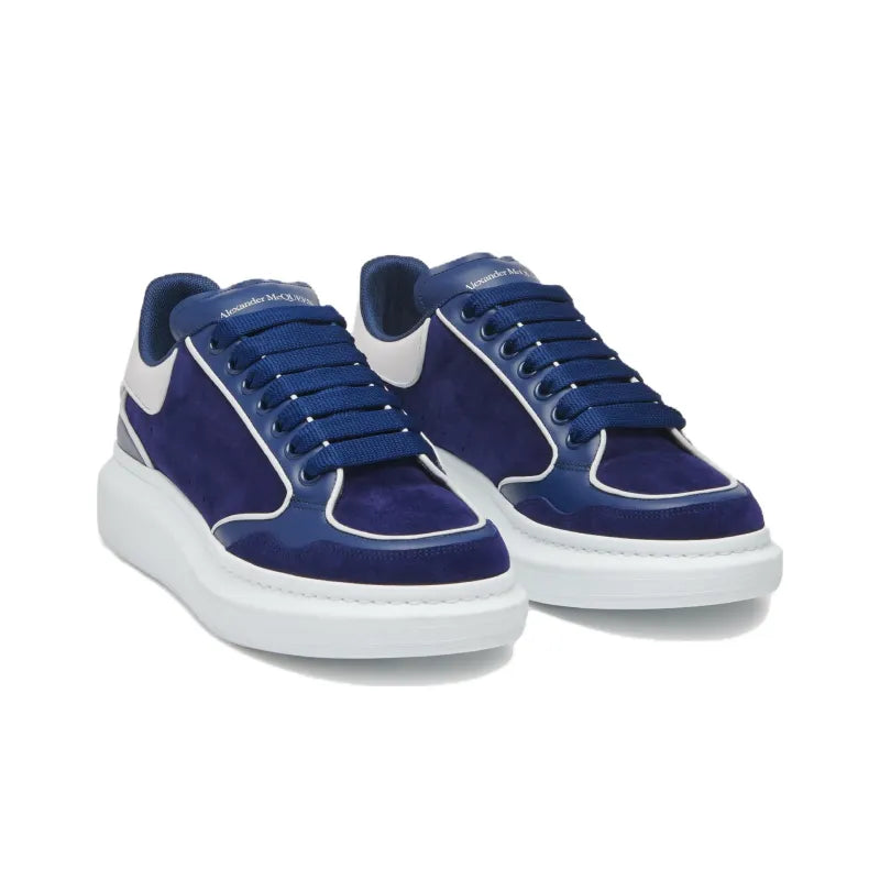 ALEXANDER MCQUEEN OVERSIZED SNEAKER LEATHER 'BLUE WHITE'