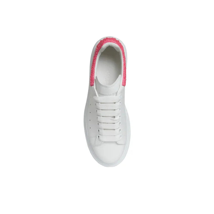 ALEXANDER MCQUEEN OVERSIZED SNEAKER 'WHITE PINK GLITTER'