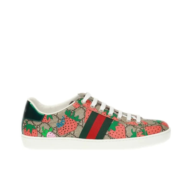 GUCCI ACE 'STRAWBERRY BEIGE'