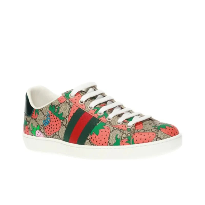 GUCCI ACE 'STRAWBERRY BEIGE'