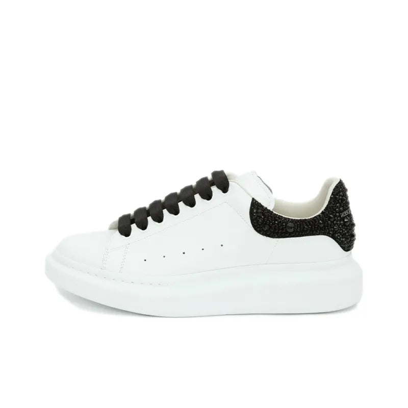 ALEXANDER MCQUEEN OVERSIZED SNEAKER 'WHITE BLACK CRYSTALS'