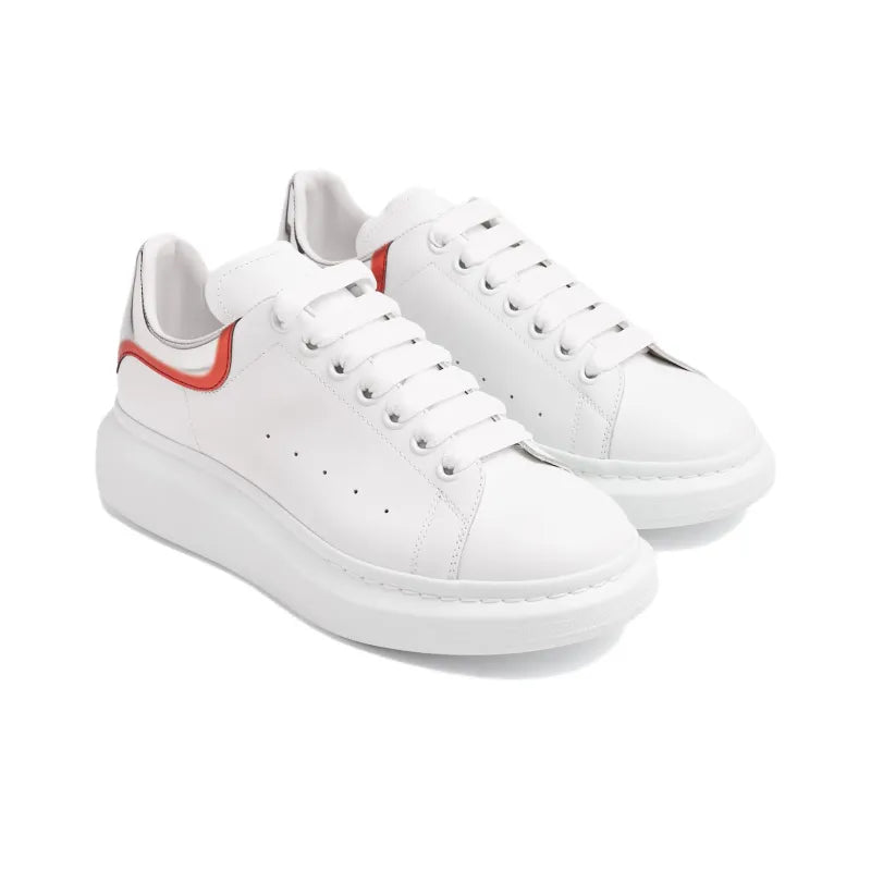 ALEXANDER MCQUEEN OVERSIZED SNEAKER 'WHITE SILVER RED METALLIC'