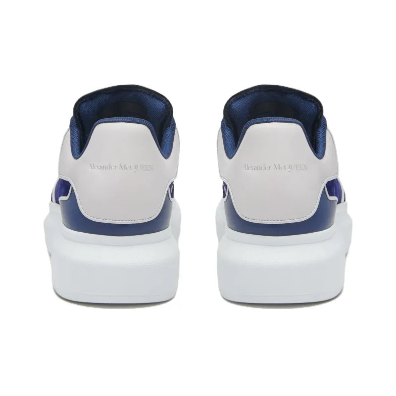 ALEXANDER MCQUEEN OVERSIZED SNEAKER LEATHER 'BLUE WHITE'