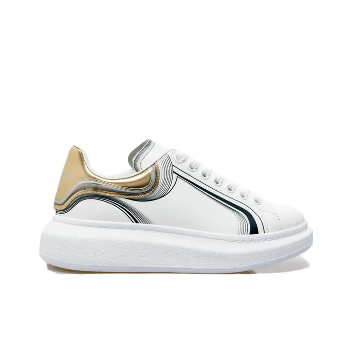 ALEXANDER MCQUEEN OVERSIZED SNEAKER 'WHITE SILVER'