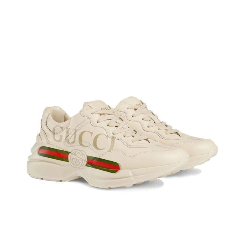 GUCCI RHYTON LEATHER SNEAKER 'LOGO'