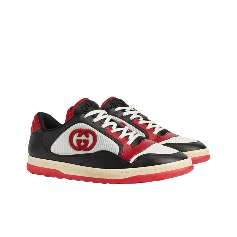 GUCCI MAC80 SNEAKER 'BLACK WHITE RED'