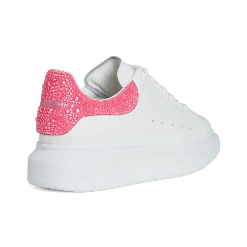 ALEXANDER MCQUEEN OVERSIZED SNEAKER 'WHITE PINK GLITTER'
