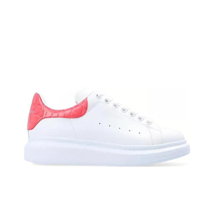 ALEXANDER MCQUEEN OVERSIZED SNEAKER 'WHITE PINK CROCODILE'