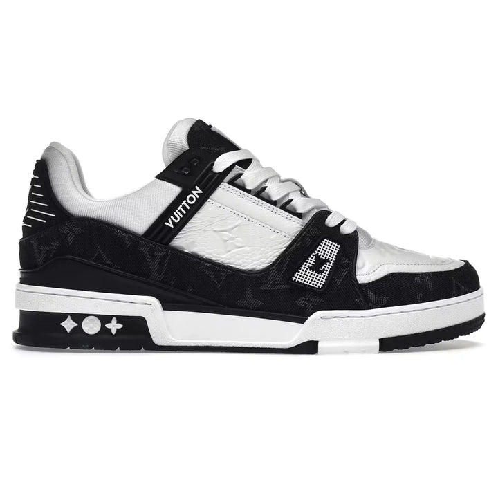 Louis Vuitton Trainer 'Embosssed Monogram-White Black Denim'